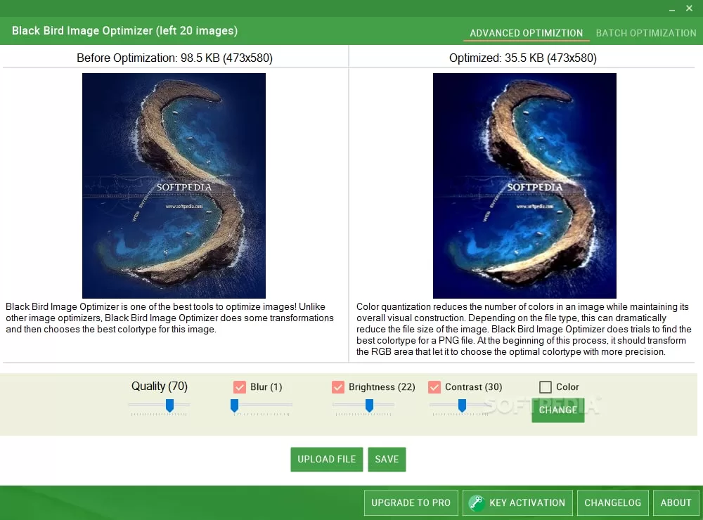 Black Bird Image Optimizer