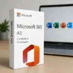 Аккаунт Microsoft 365 (A3, 5 устройств, 12 месяцев)