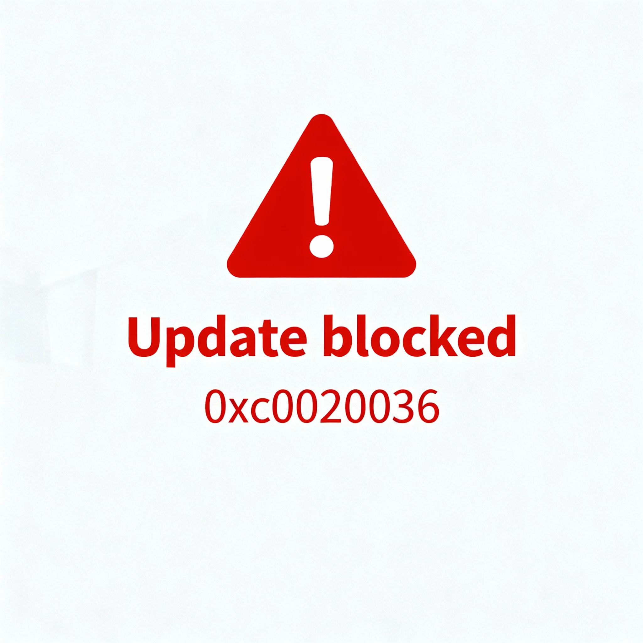 Внимание: ошибка активации Windows 0xc0020036