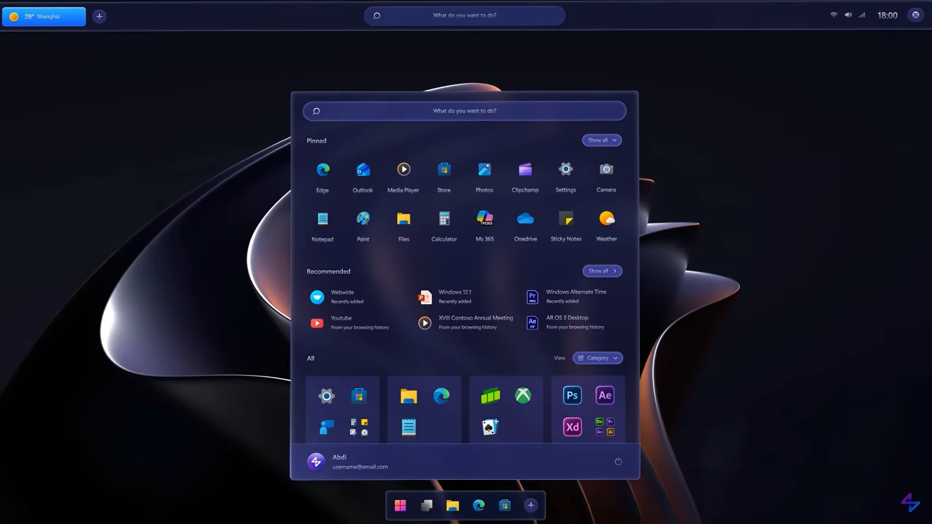 windows 26 concept